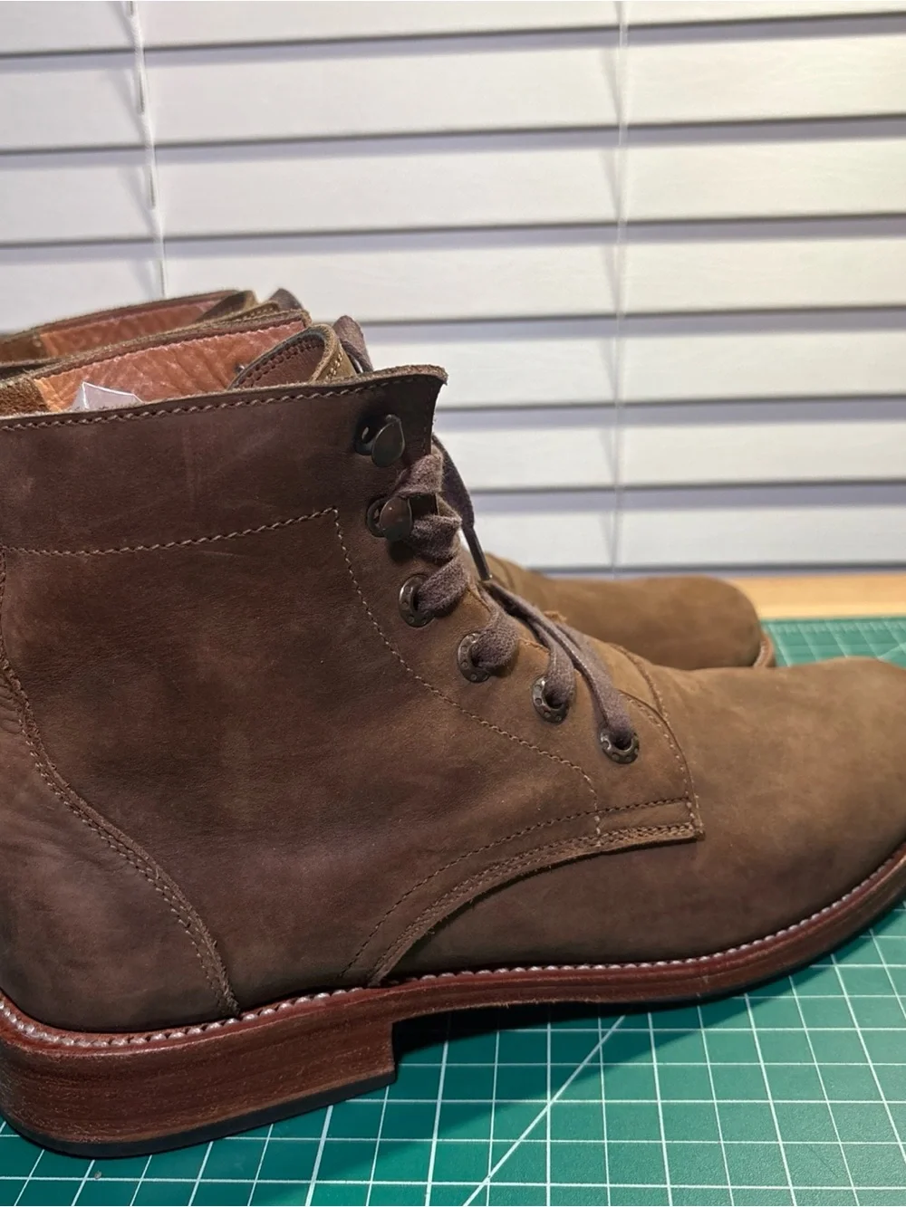 Adelante Havana Brown Leather Western Cowboy Boots Men’s 9E Wide